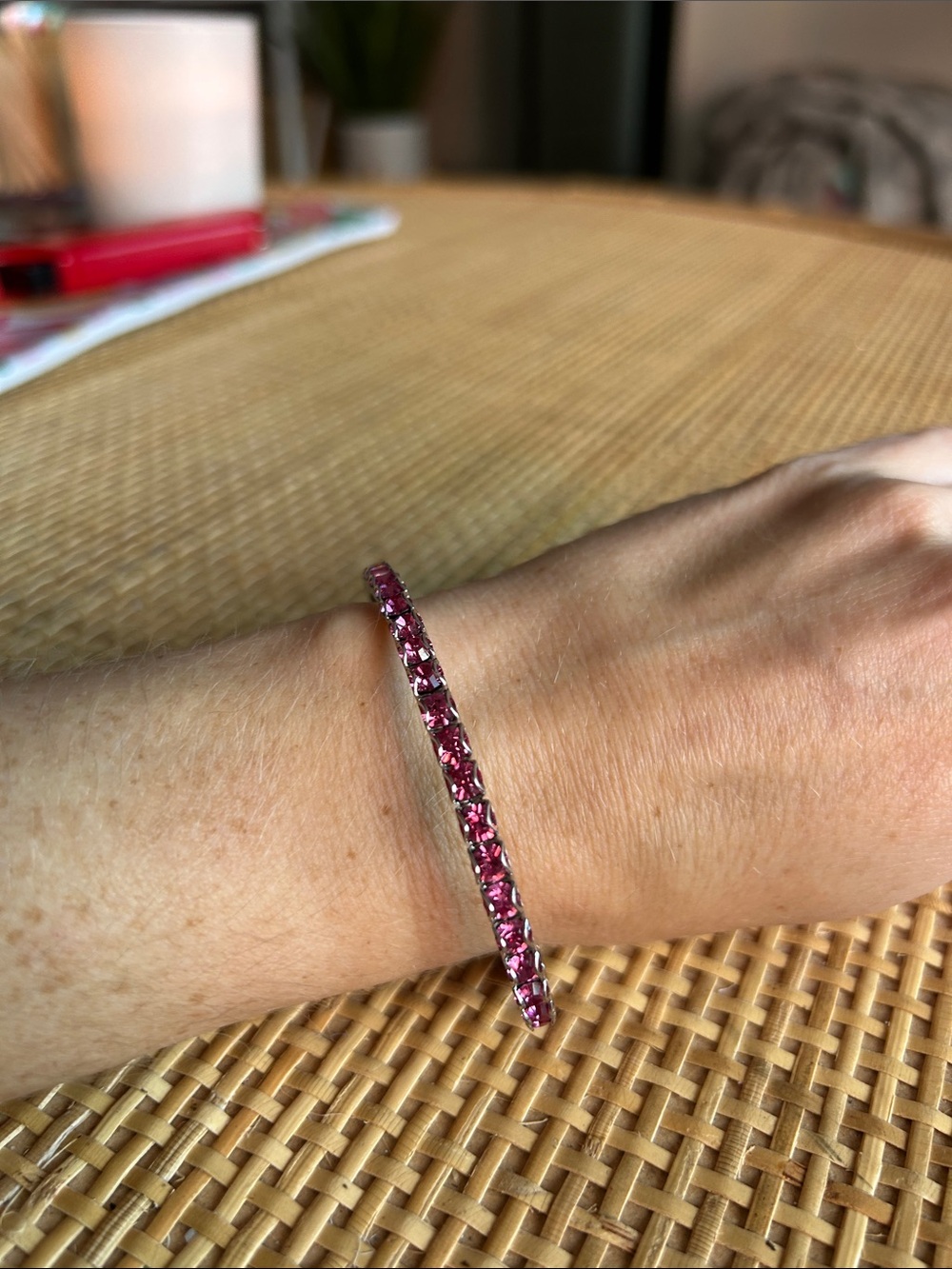 Touchstone Crystal by Swarovski birthstone bracelet October